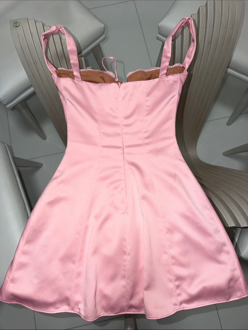 House of CB ADRIANA
Rose Satin And Lace Mini Dress XS (plus cup) - Picture 10 of 11